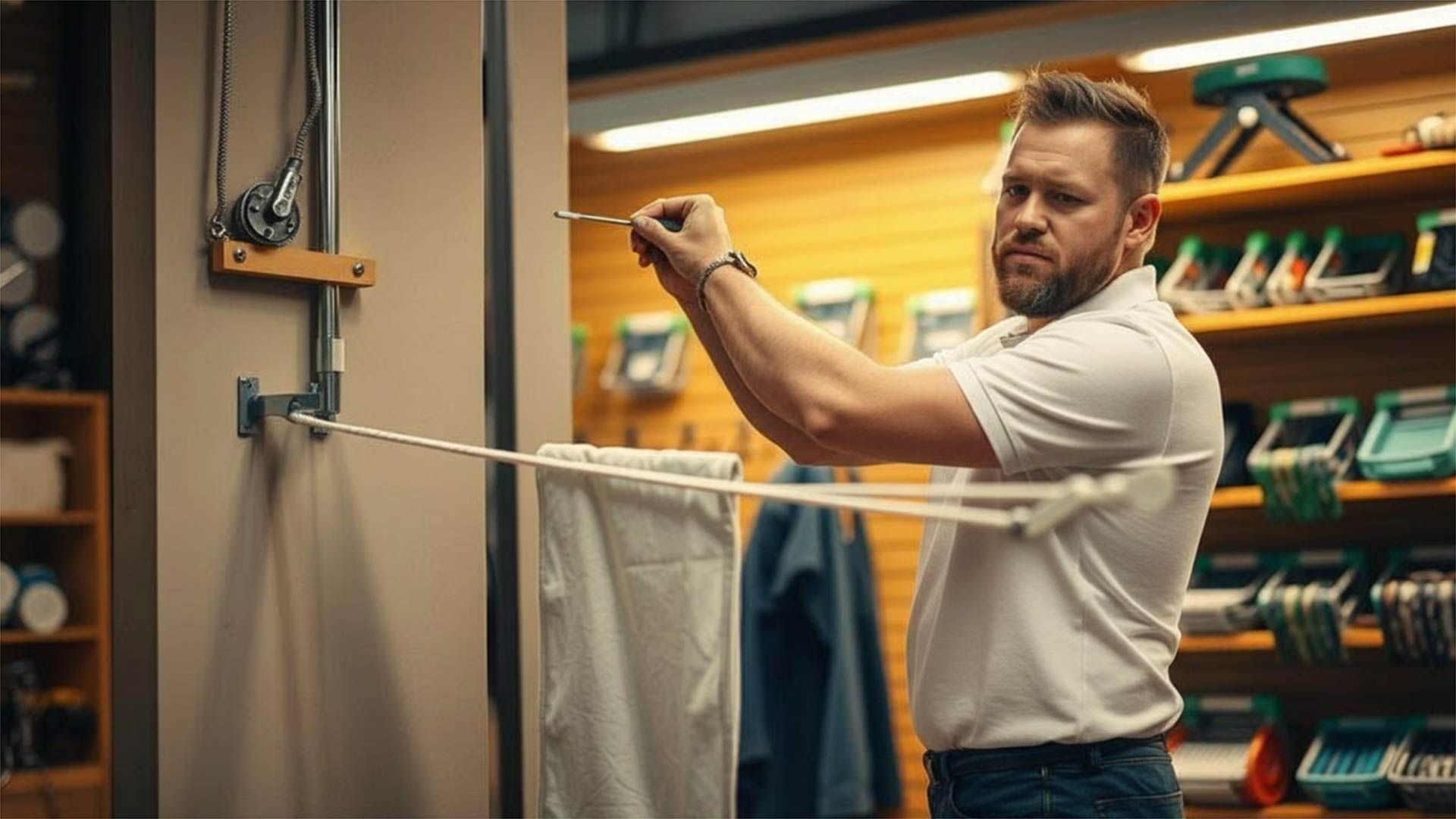 Outdoor Clothesline Fitting Service Burnside