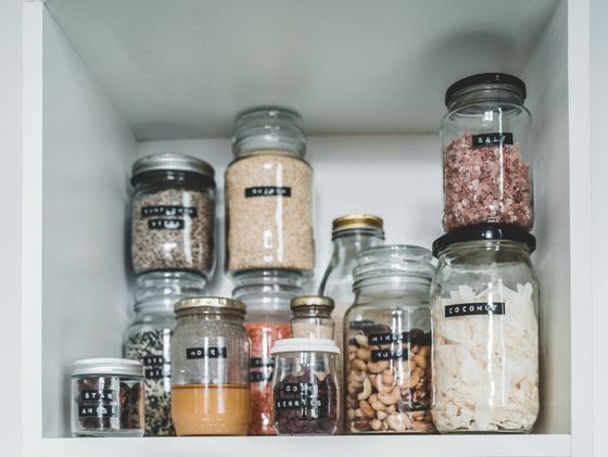 organised jars by sorted for you professional organising