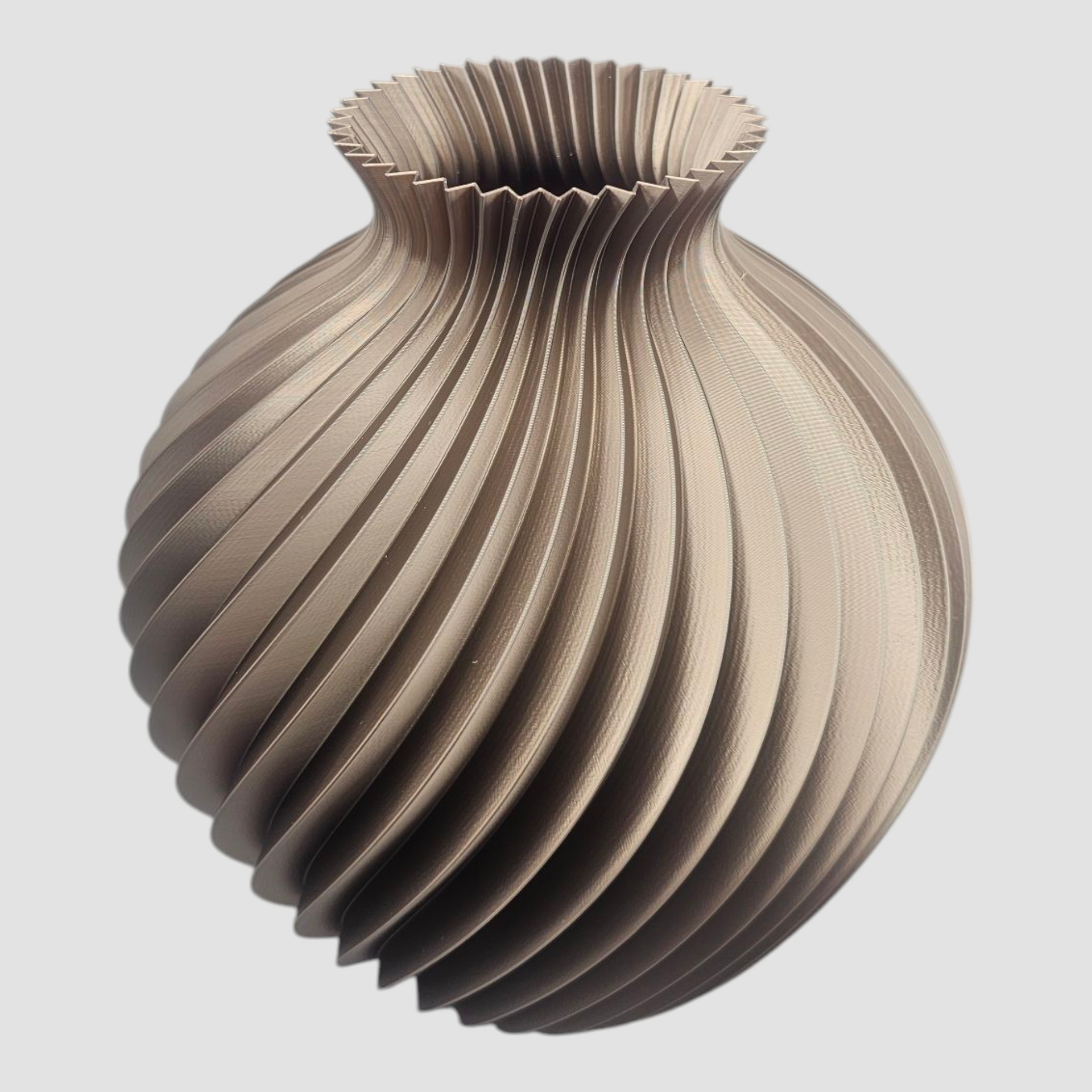 Droog/zijdebloemen Vaas Agaat 3D geprint - stijlvol - trending