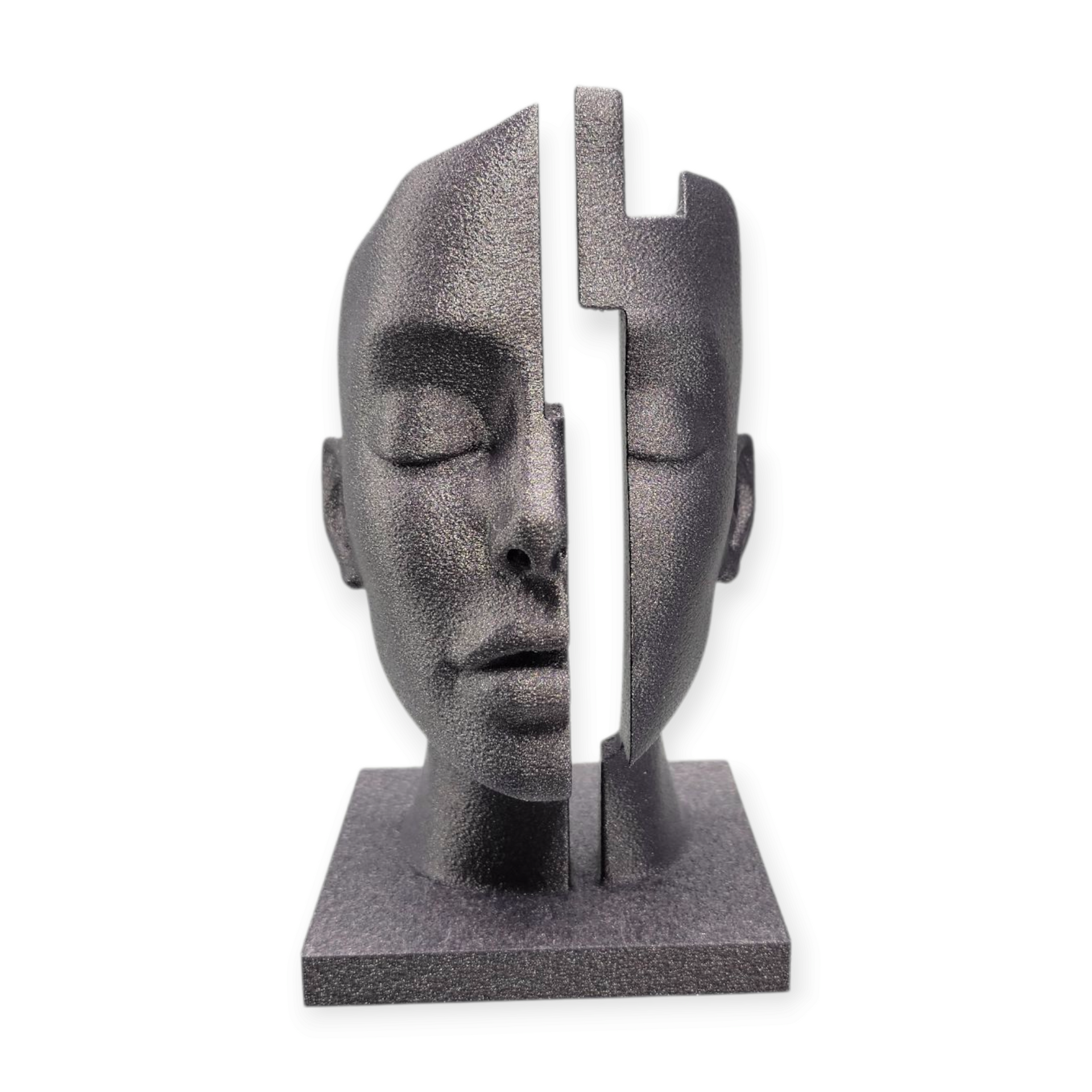 The split Mind- modern abstract beeld ( groot )