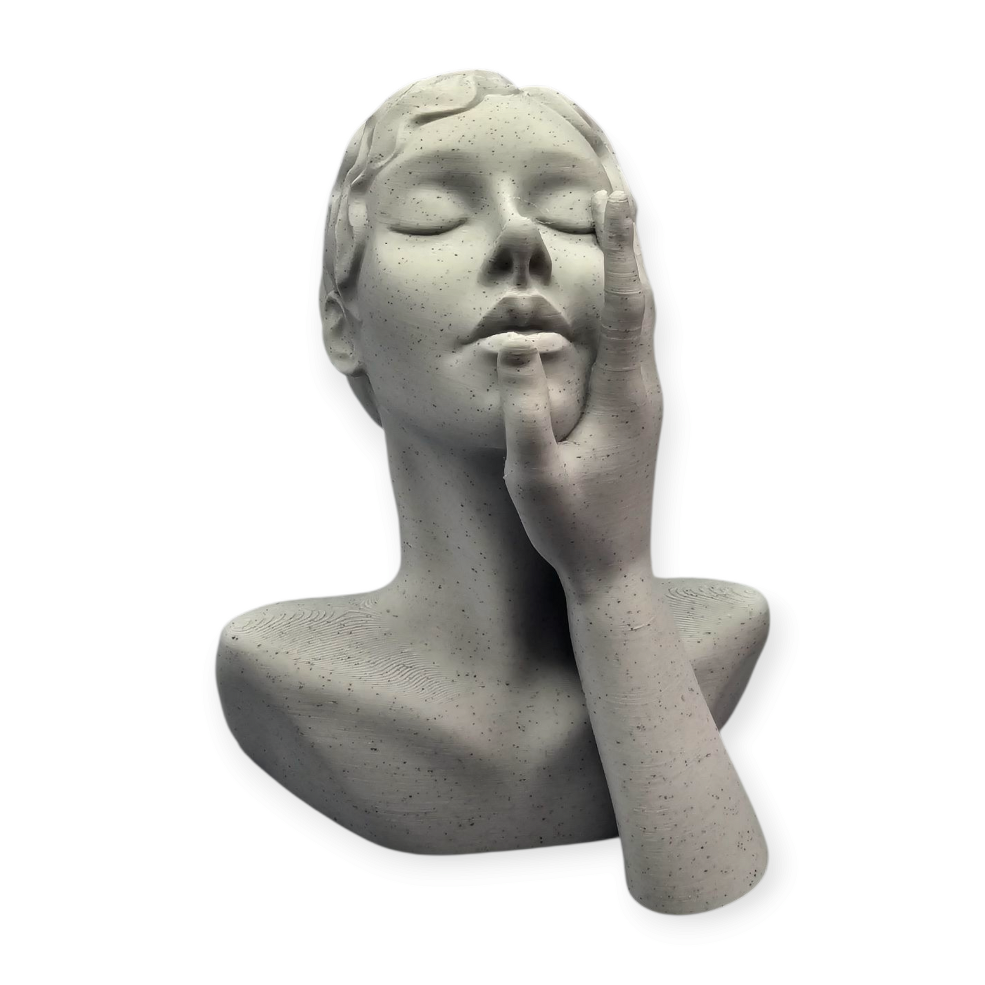 Passion  - 3D-geprint beeld in stonelook | Modern decoratief beeld vol emotie