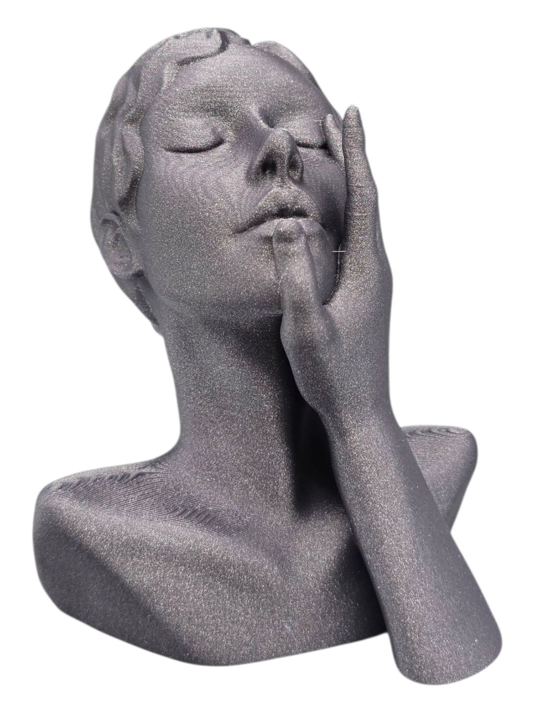 Passion  - 3D-geprint beeld in stonelook | Modern decoratief beeld vol emotie