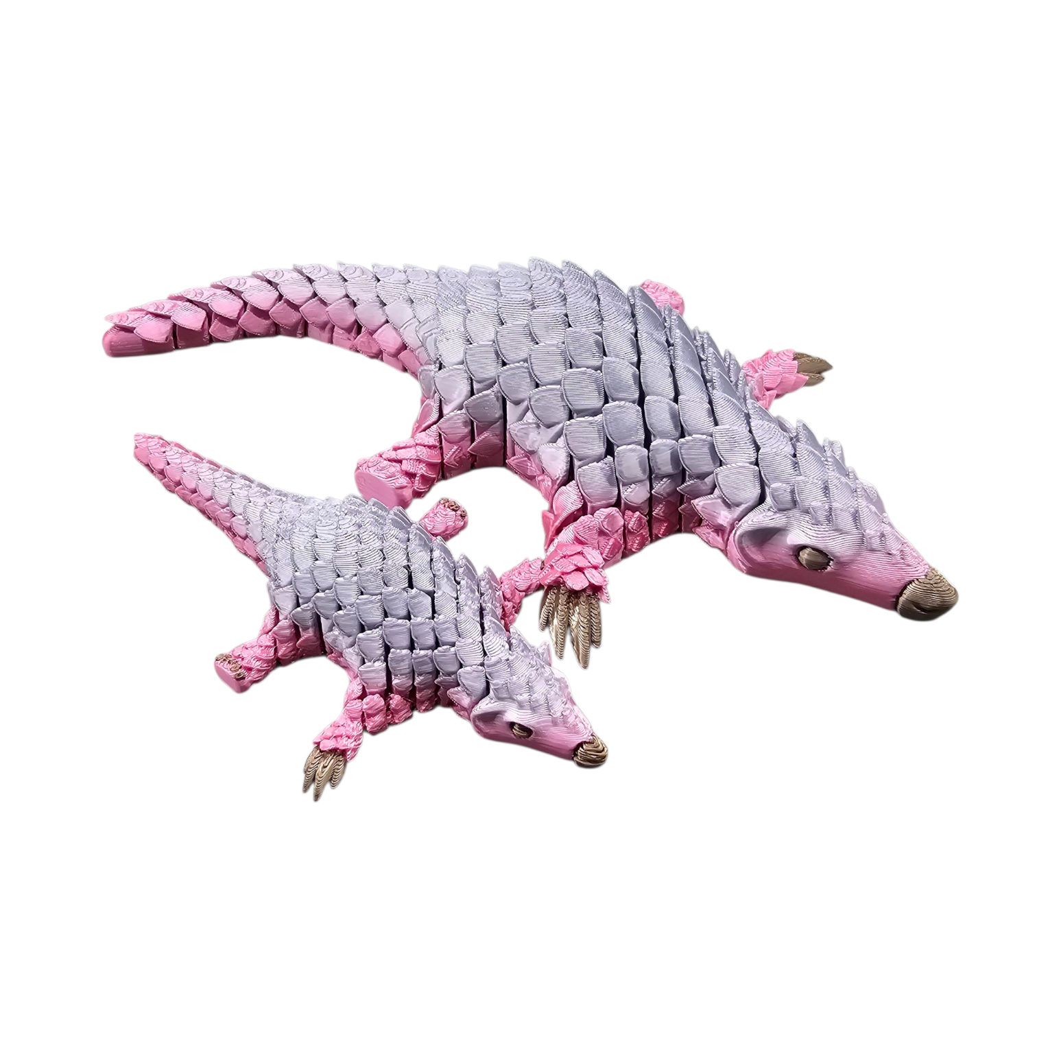 Fidget Armadillo - 3D geprint - fidget - ontspanning - Large