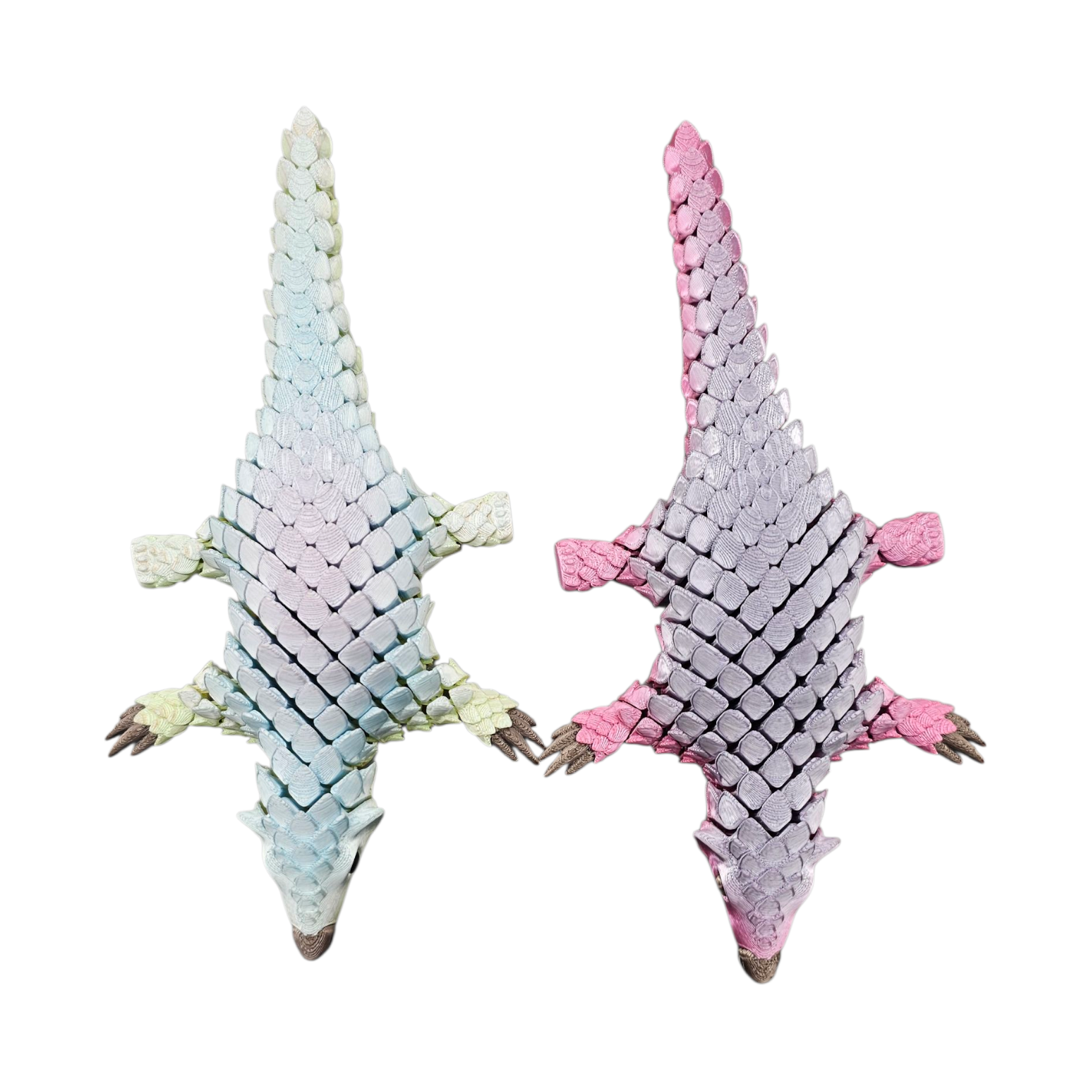 Fidget Armadillo - 3D geprint - fidget - ontspanning - Large