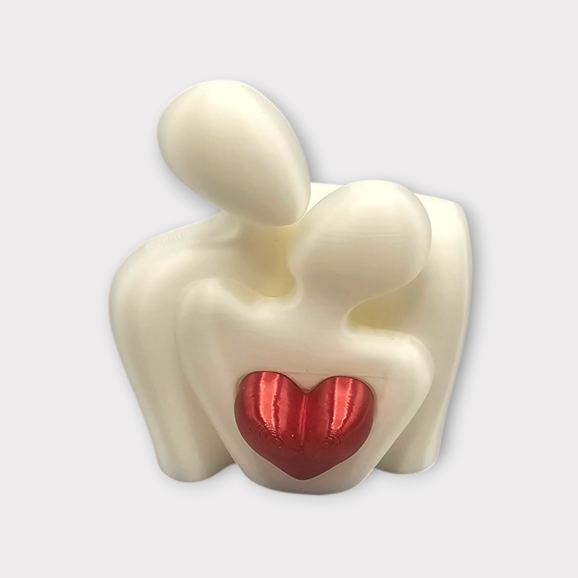 Beeld liefde met hart klein - 3D geprint - minimalistisch - stijlvol