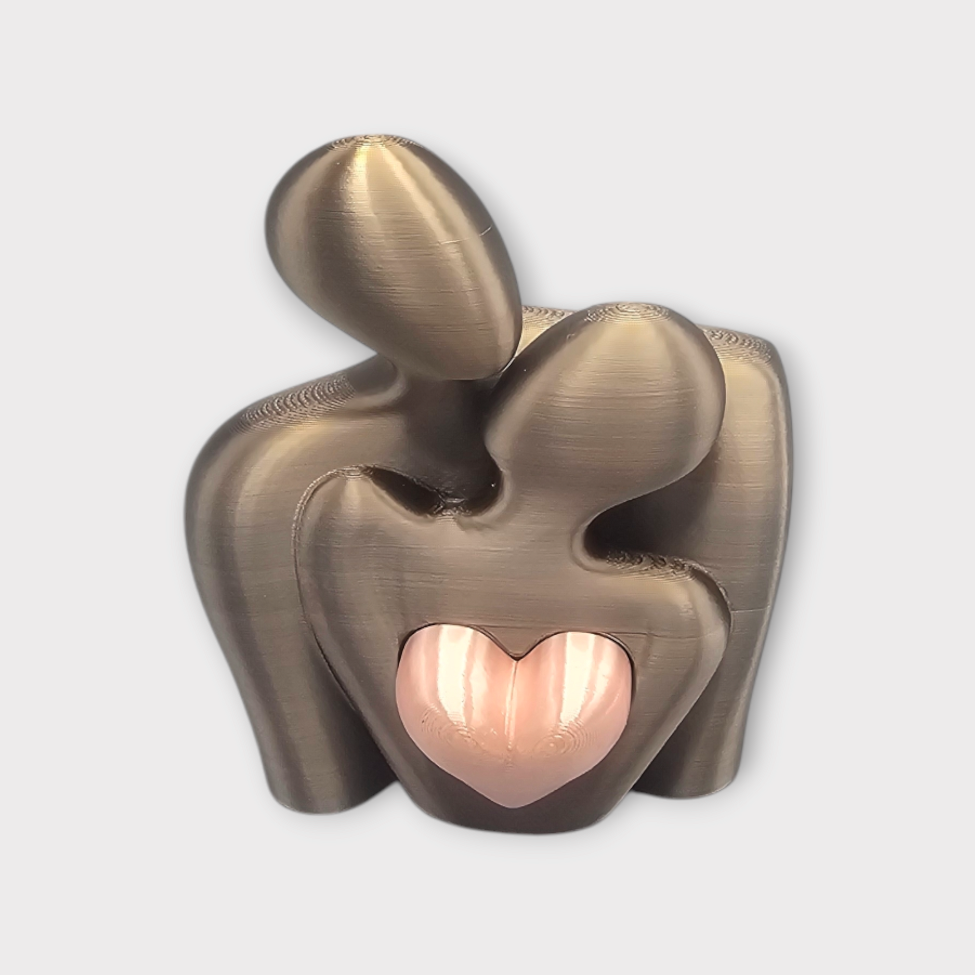 Beeld liefde met hart klein - 3D geprint - minimalistisch - stijlvol