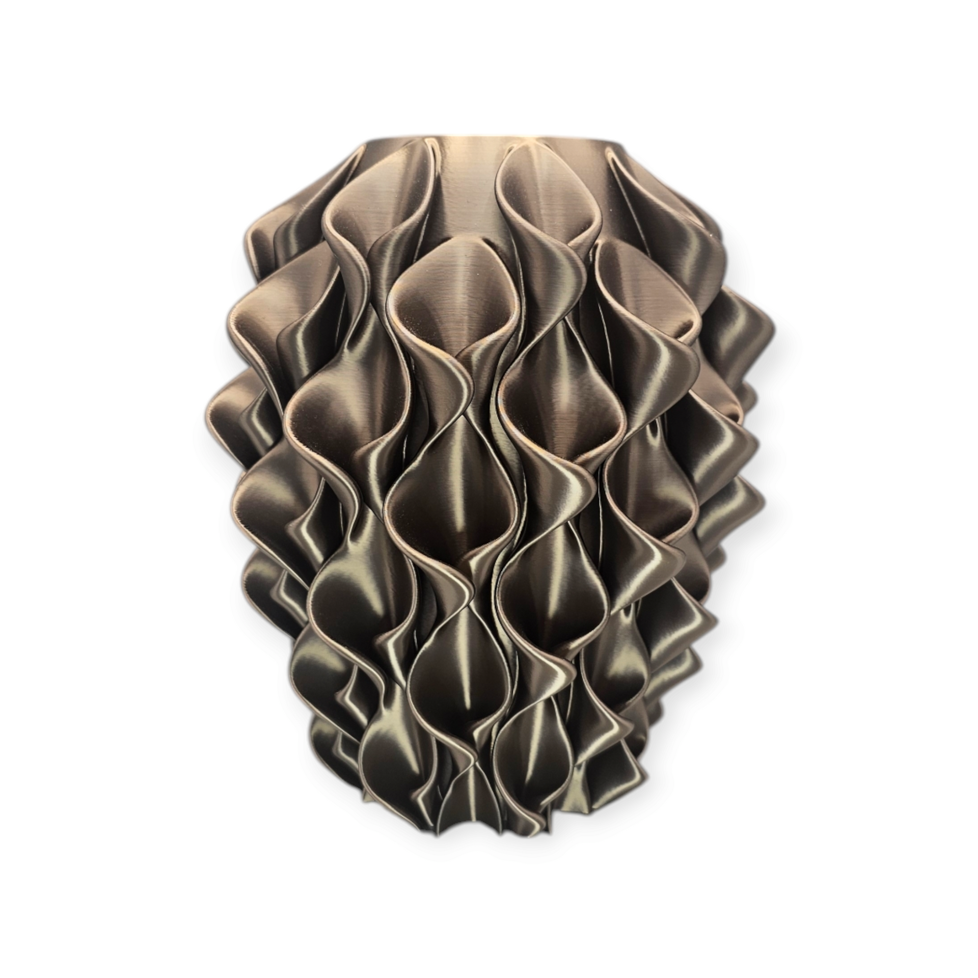 Droog/ zijdebloemenvaas Florea enkelkleurig - modern - 20cm hoog