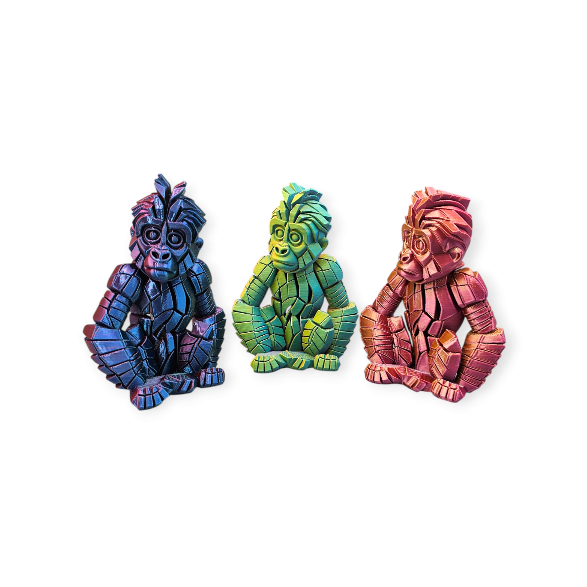 Geometrisch aapje - 3D geprint - trend - modern