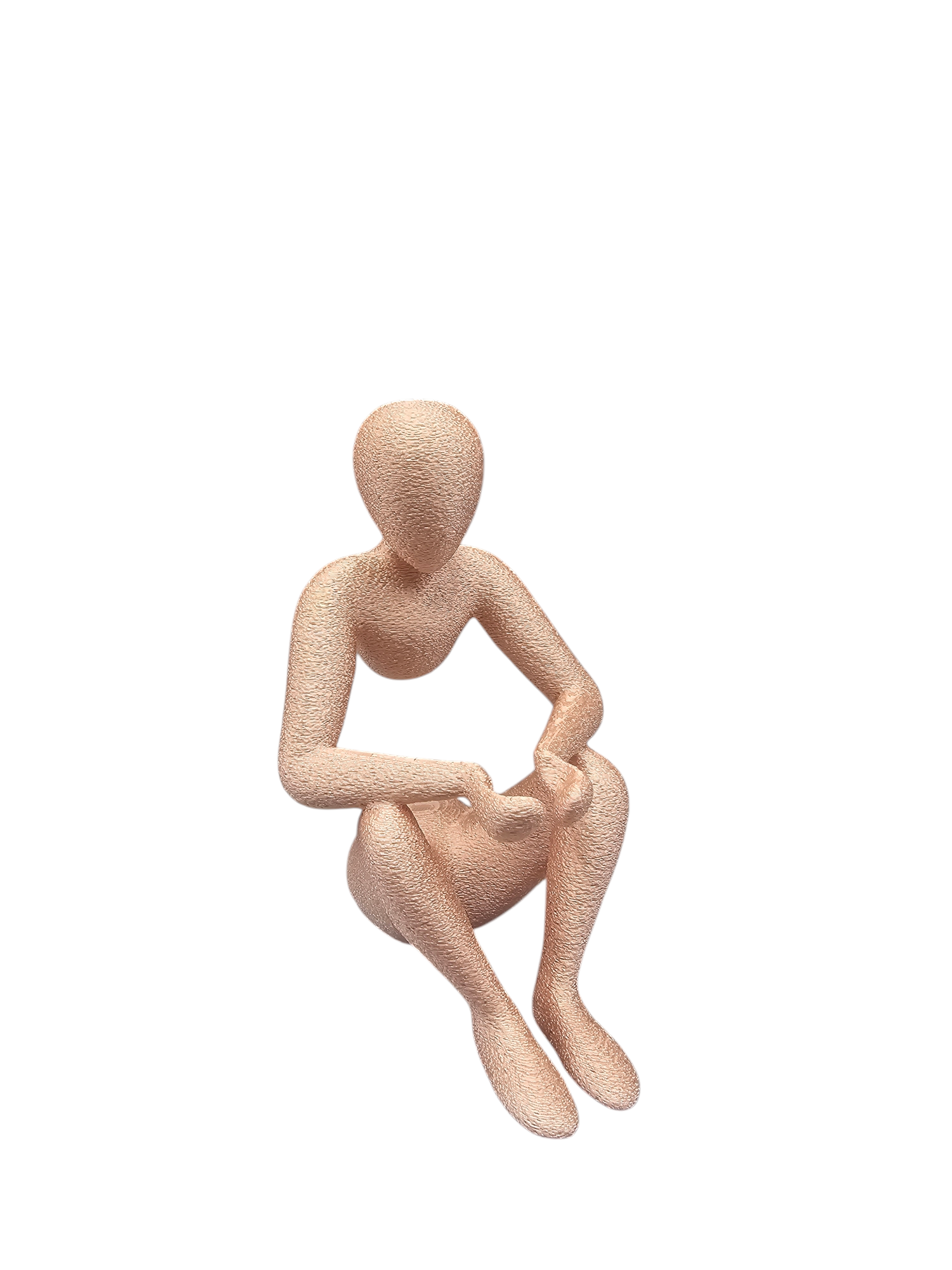 beeldje Hart in handen - 3D geprint - modern - minimalistisch