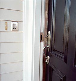 Open front door of home — Installation in Santa Cruz, CA