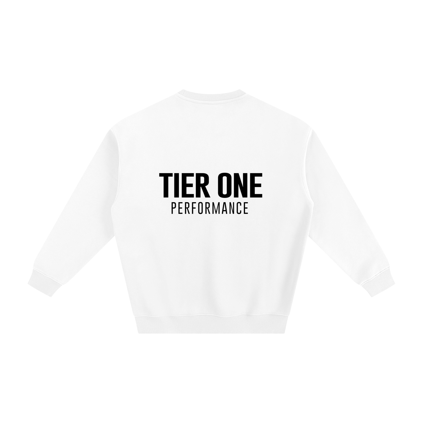 T1 Essential Sweatshirt - White/Black