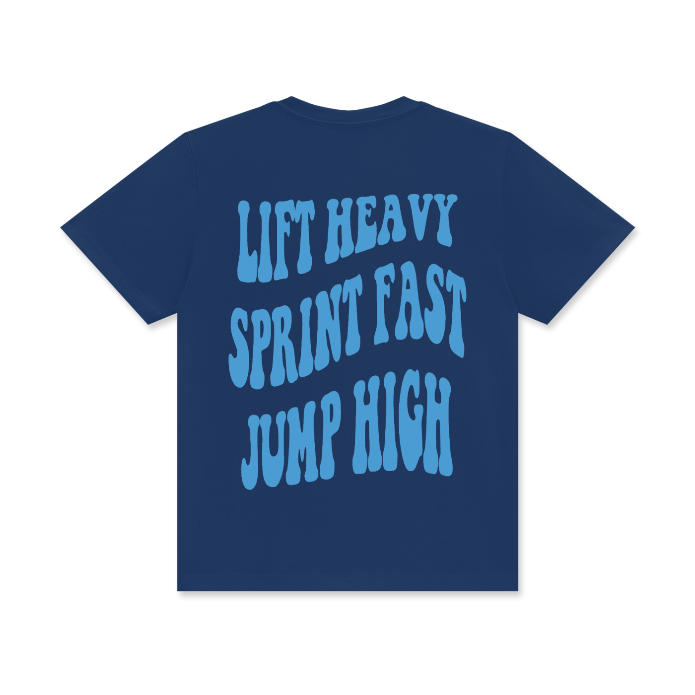 The Blueprint Tee - Navy Blue/Sky Blue