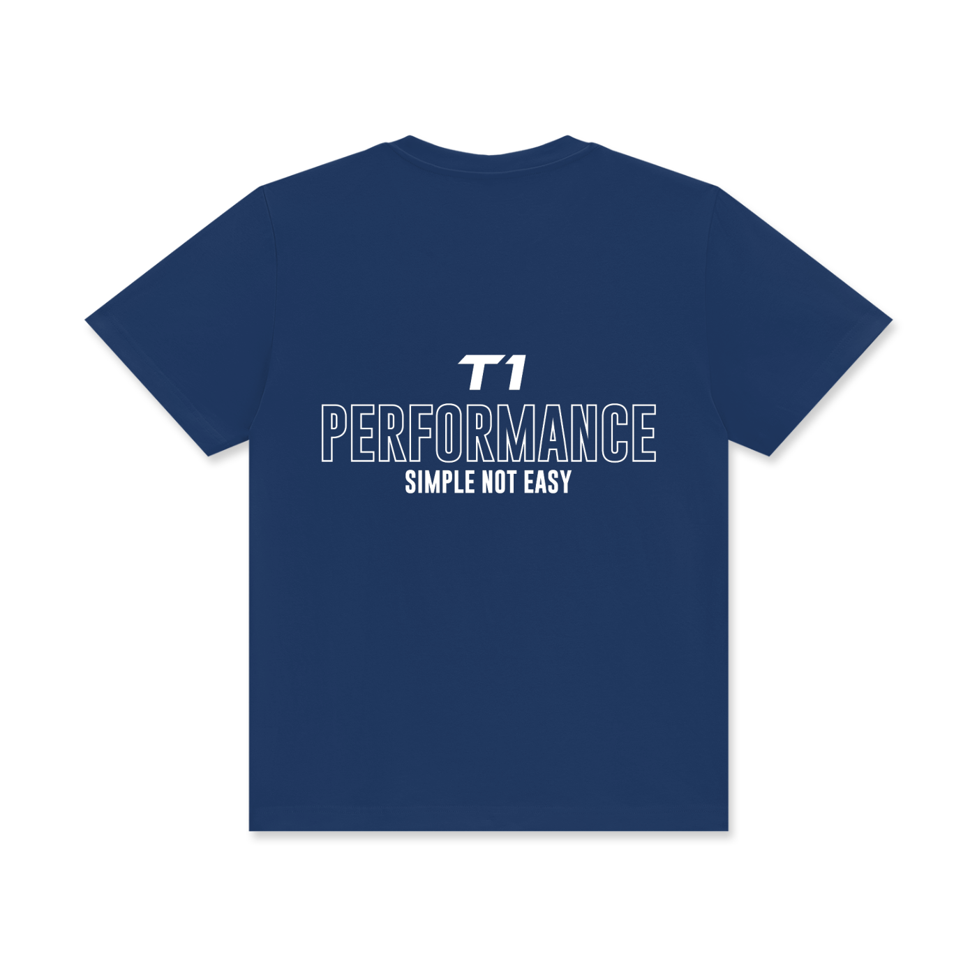 Simple Not Easy Tee - Navy Blue