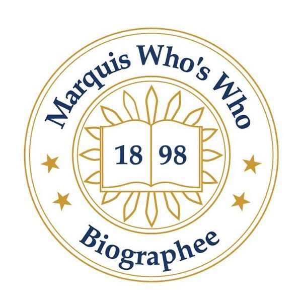 A logo for marquis who's who biography.