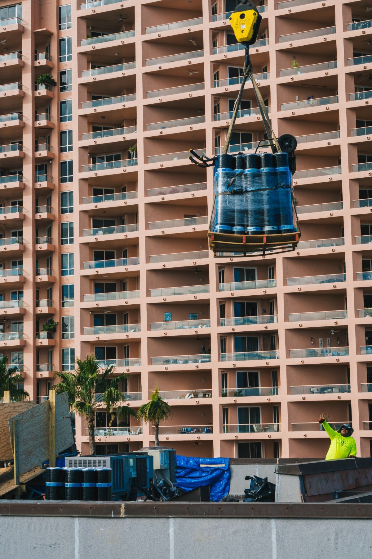 A group of men are standing next to each other in a field.