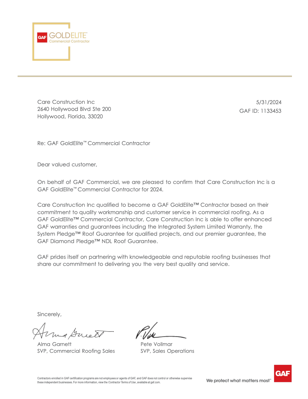 A letter with a signature on it is on a white background.