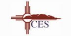 The ces logo is a cross with a mountain in the background.