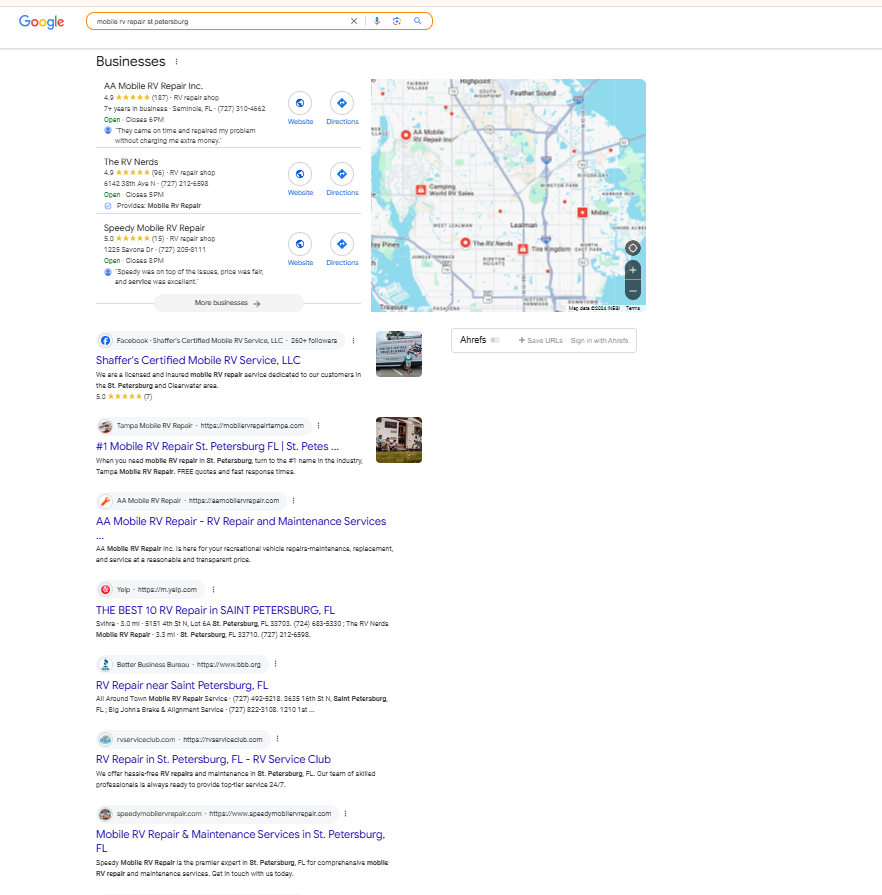 An image displaying a google search results