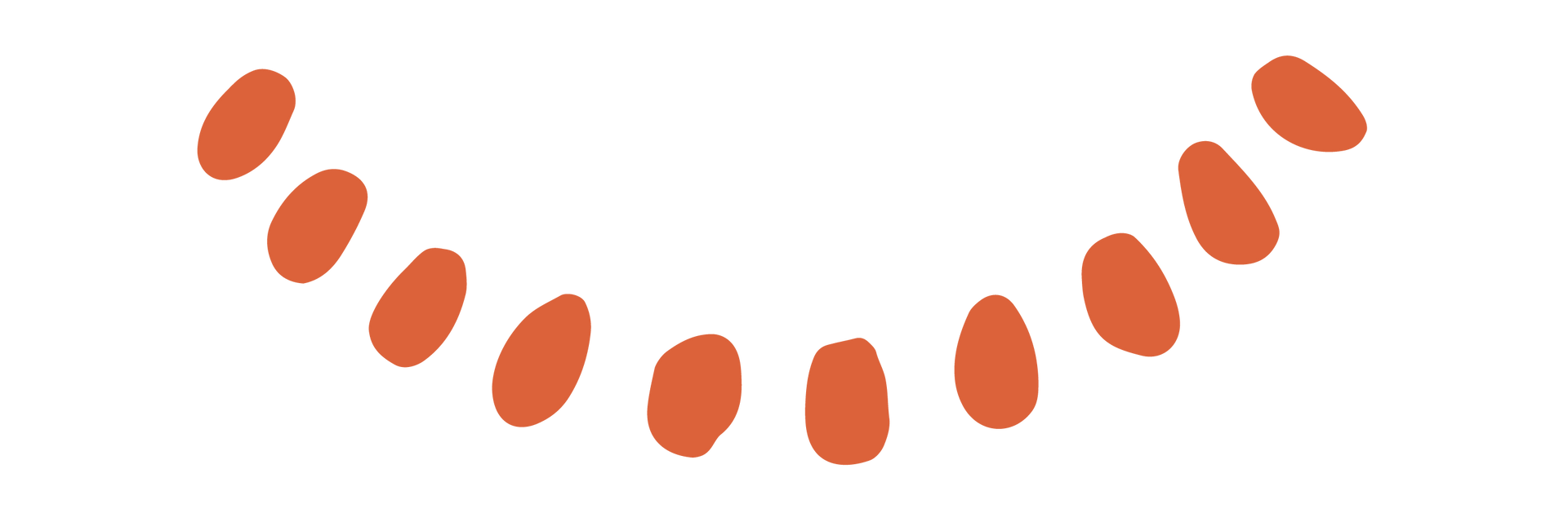 Casa branding graphic red dots
