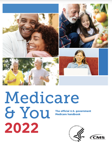 The cover of the medicare & you 2022 handbook