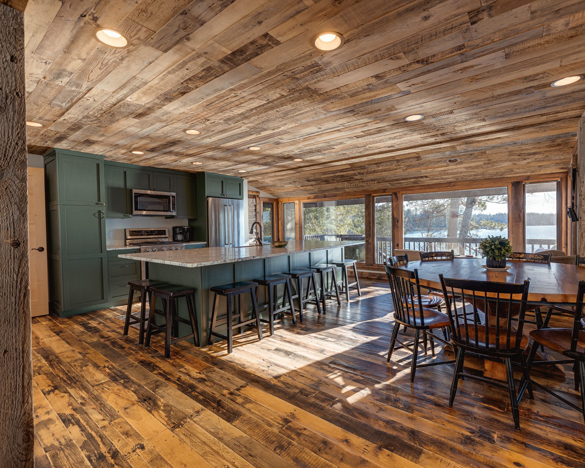 kitchen, cladding, ceiling cladding, flooring