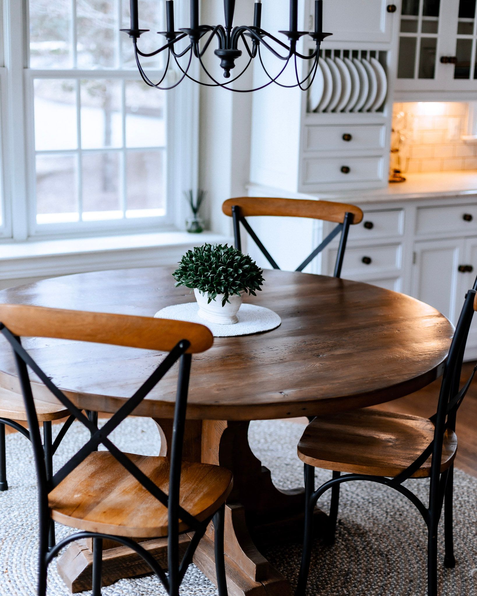 Table, trestle, dining table,