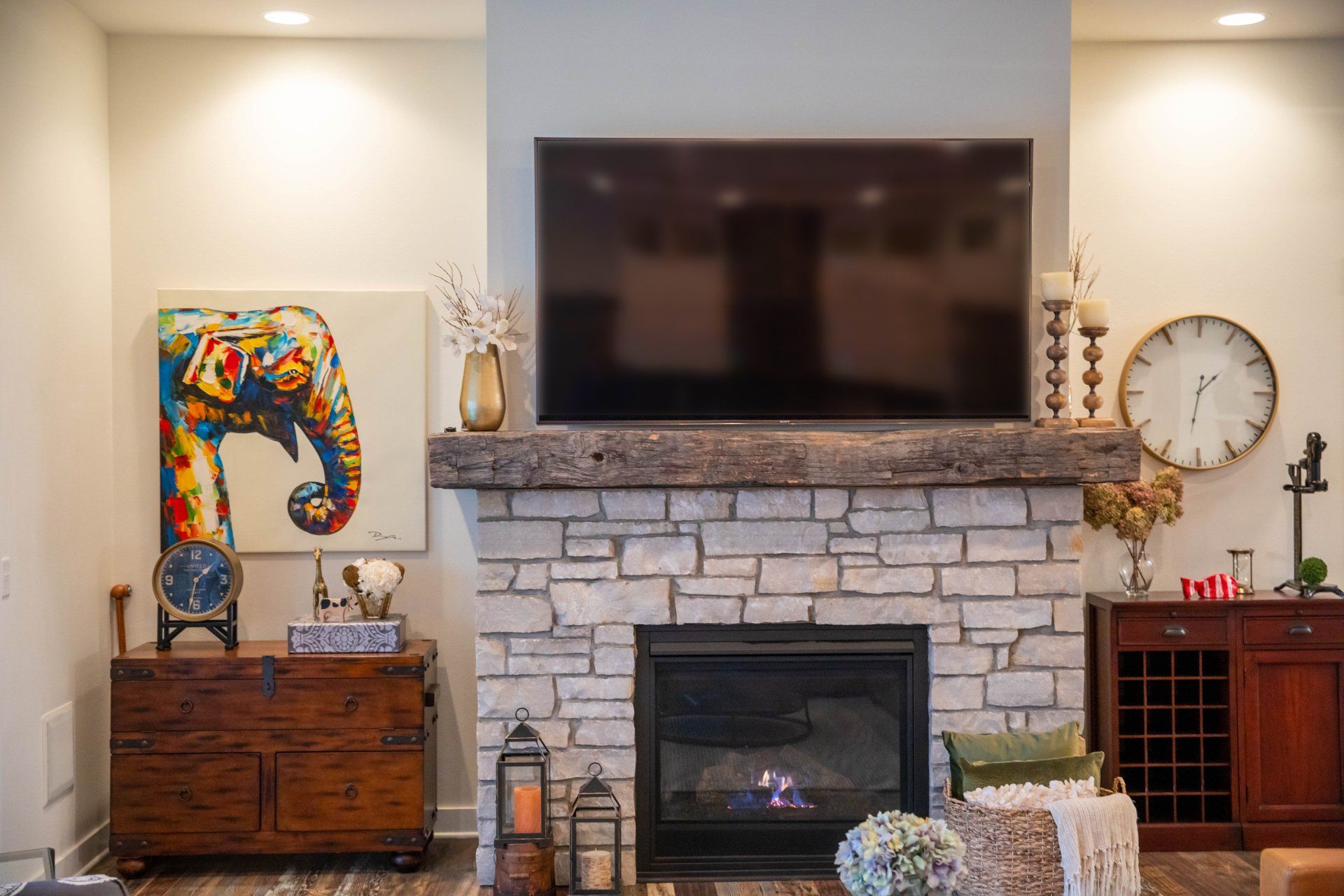 mantel, beam, hand hewn