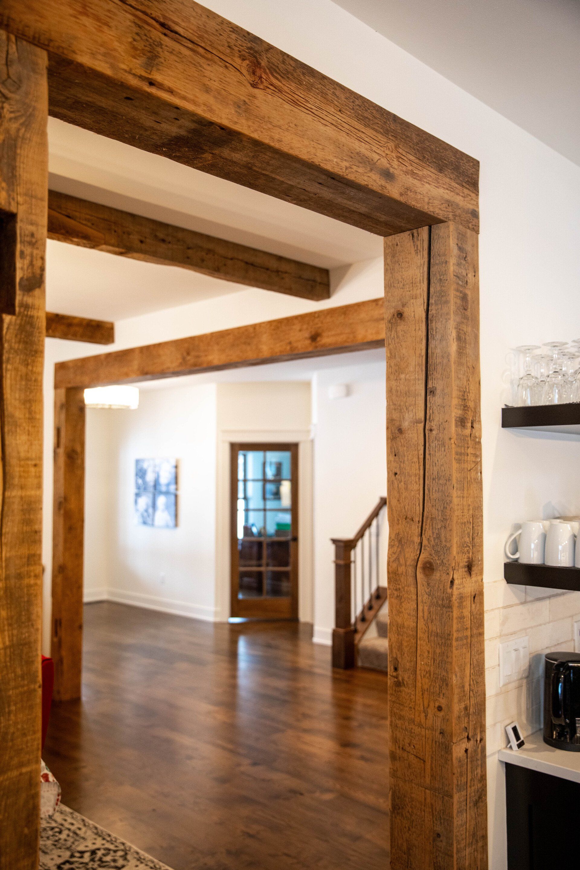 Beam, beams, posts, header, entryway