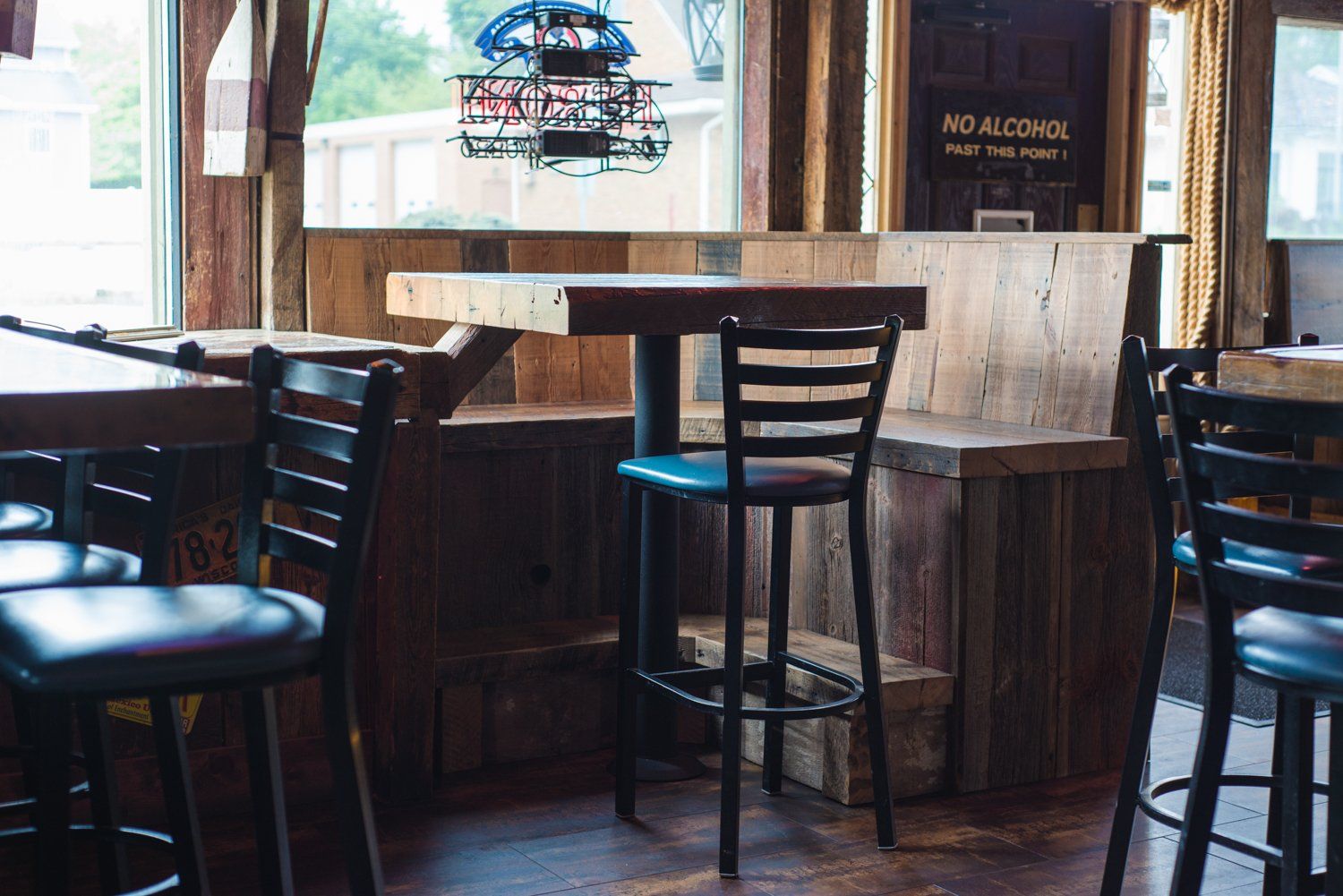 booths, booth, table, table top