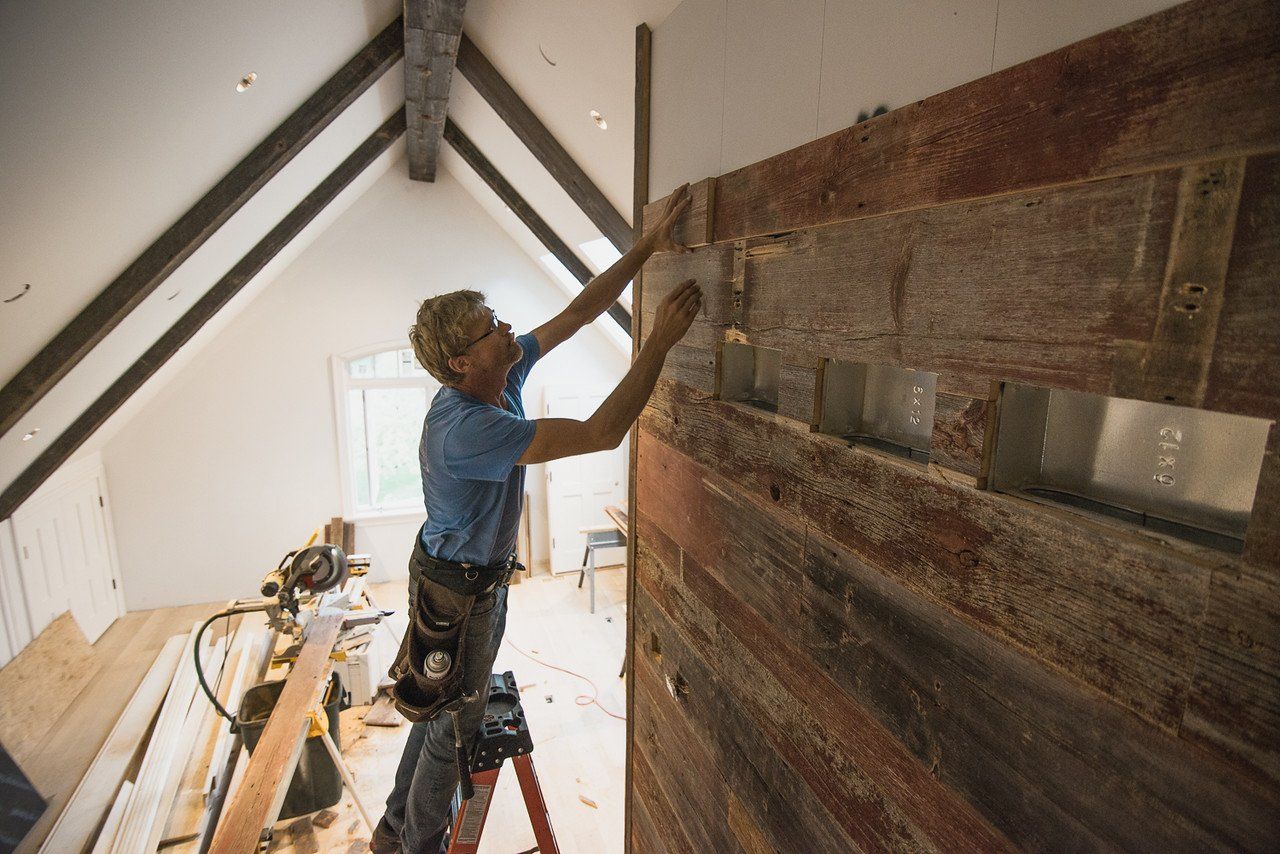 wall cladding, reclaimed materials, rustic, ceiling beam, beams