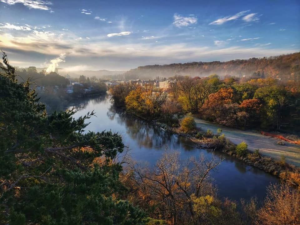 Elkader in the fall