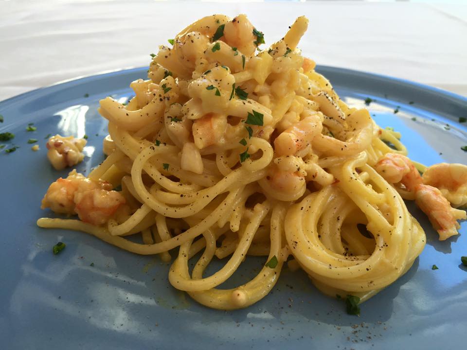spaghetti con pesce