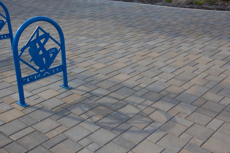 B-Line trail walking path in Bloomington, Indiana