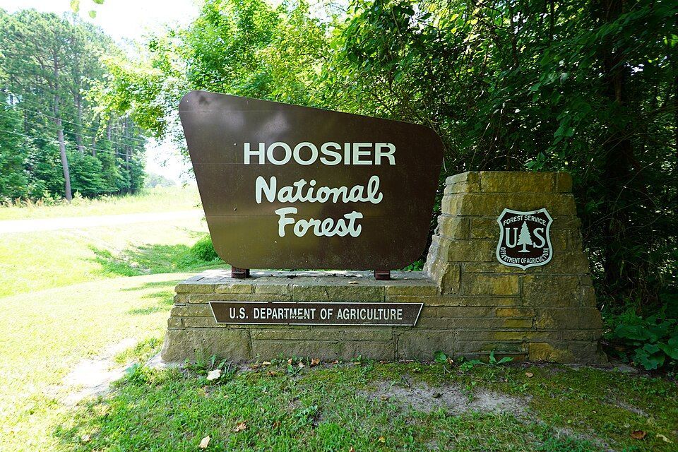 Hoosier National Forest near Bloomington Indiana