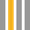 Vertical gray, gold, and white stripes on a plain background.