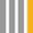 Vertical gray and white stripes with a yellow stripe on the right edge