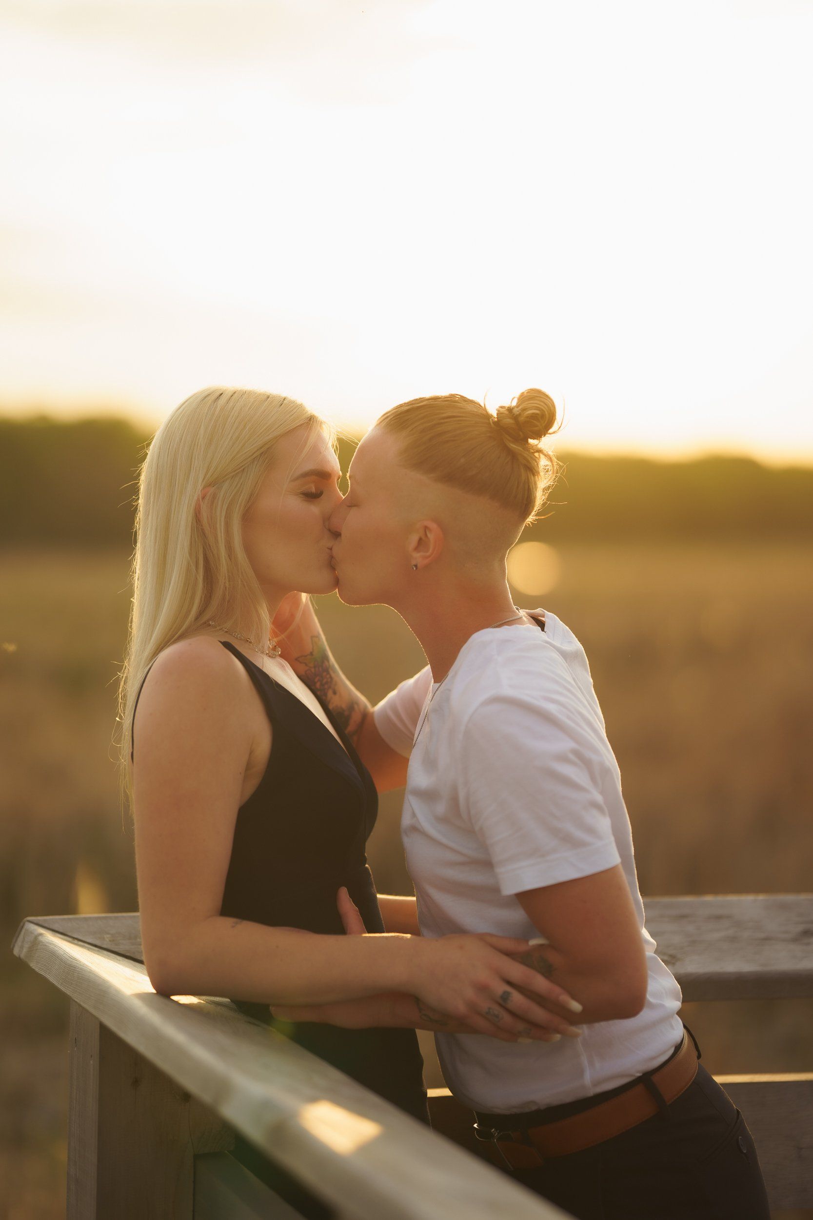 Abbey and Rachel - Engagement Photography - Point Pelee National park