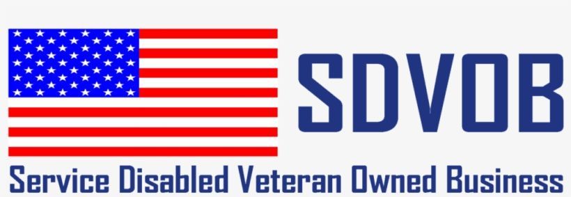 A logo for a service disabled veteran owned business