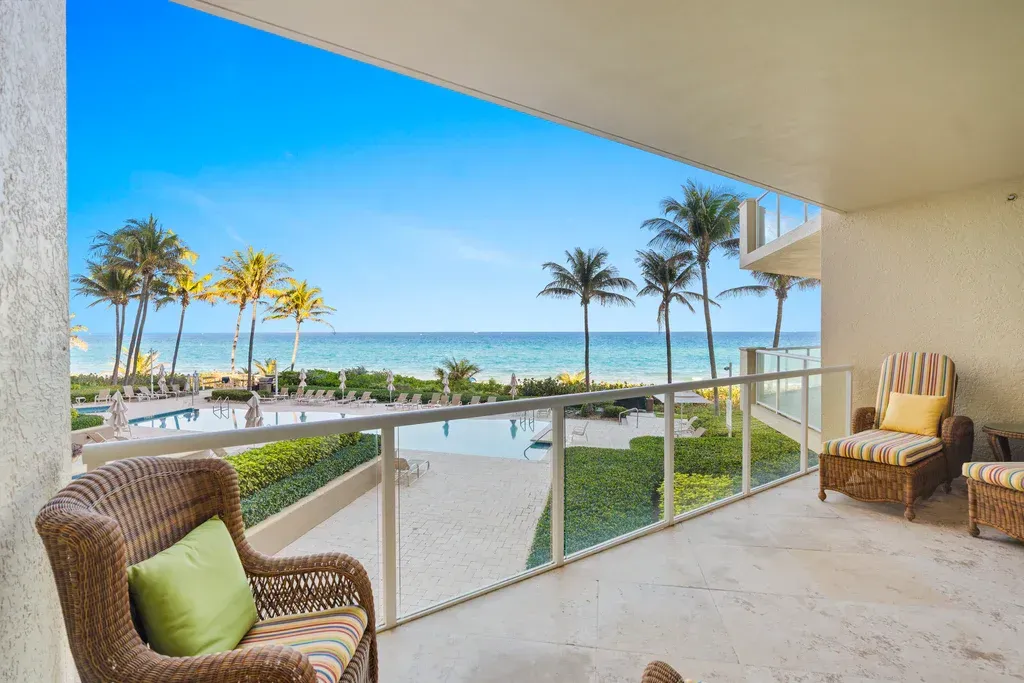 Ocean views from private balcony.