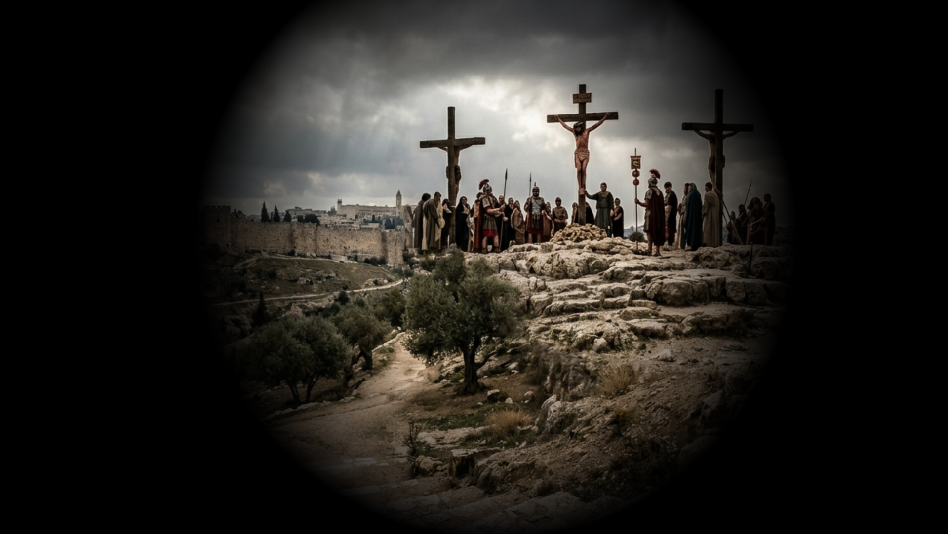 Lenten Season with the cross of Christ. Also showing ressurection.