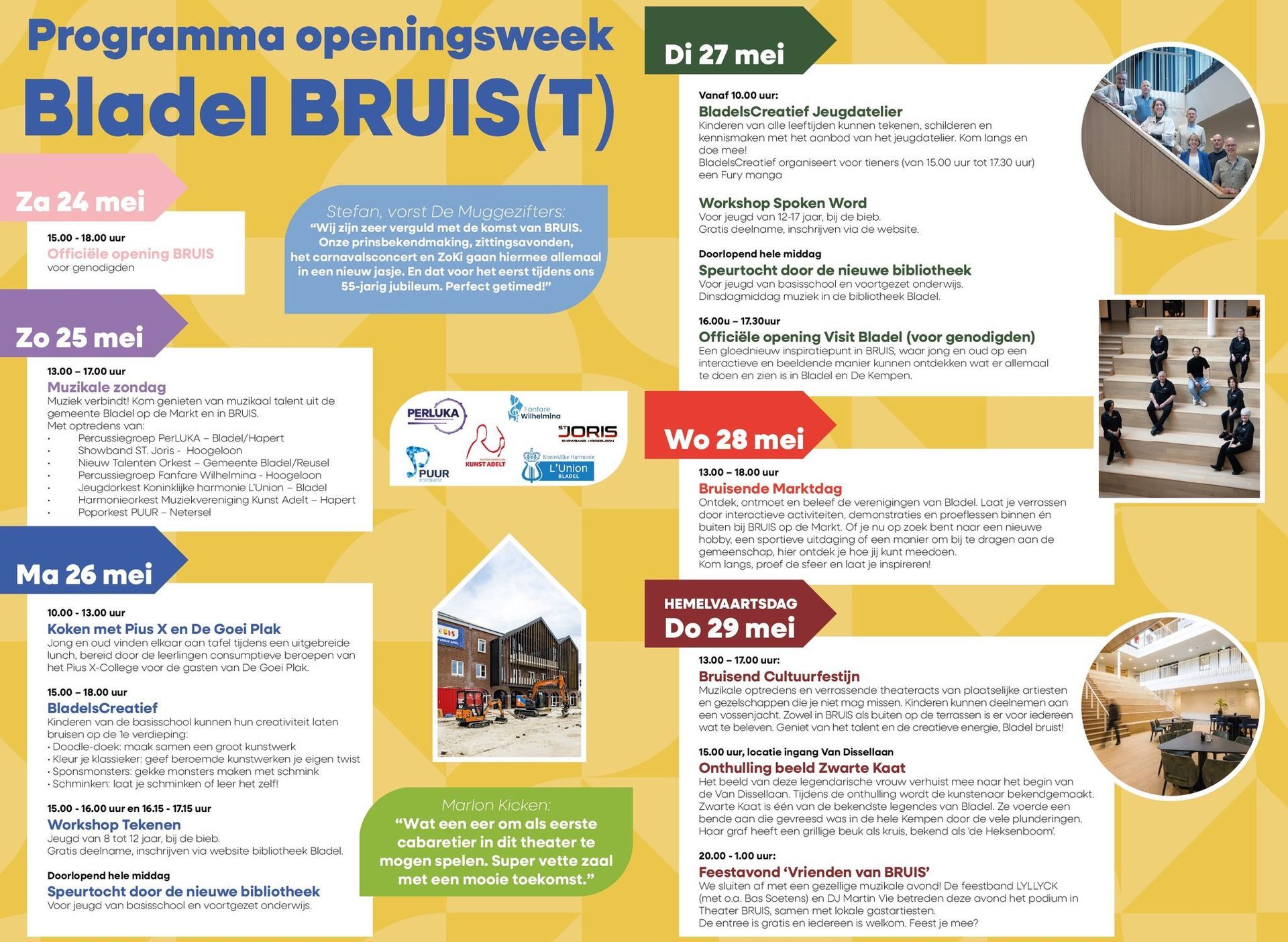 Activiteiten openingsweek BRUIS Bladel