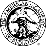 American Academy of Pediatrics logo.