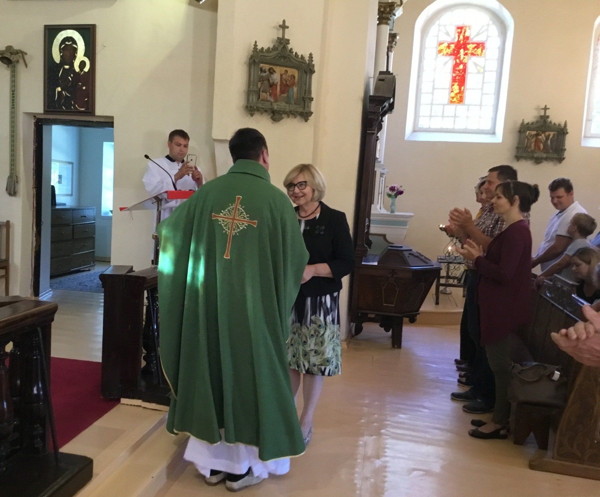 Naujus mokslo metus pradėjome malda Lapių bažnyčioje