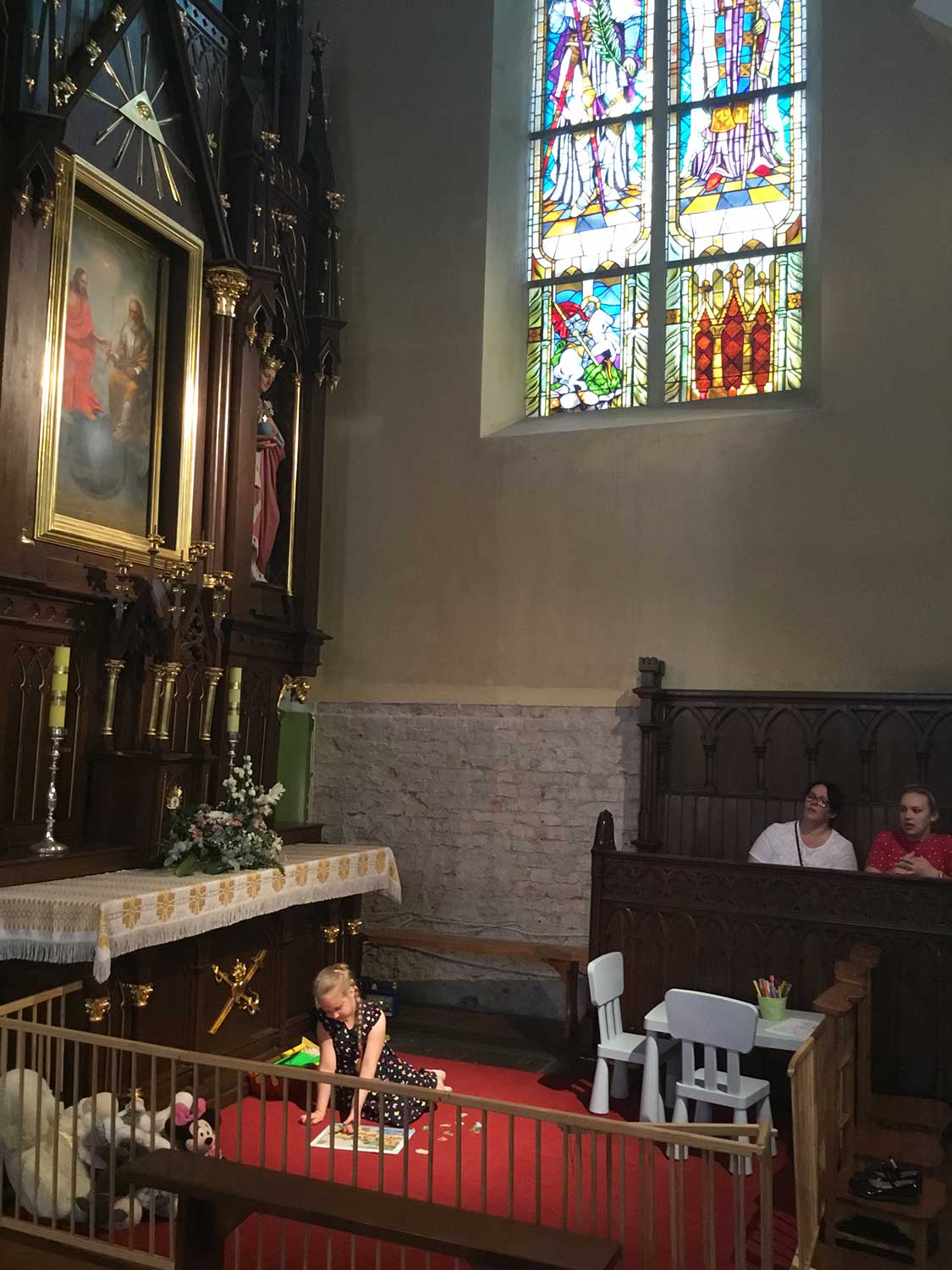 Domeikavos ir Lapių piligrimai Žolinės atlaiduose Krekenavoje