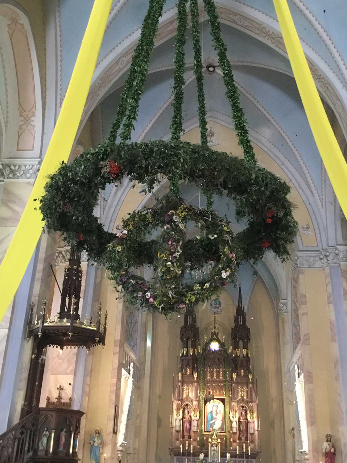 Domeikavos ir Lapių piligrimai Žolinės atlaiduose Krekenavoje