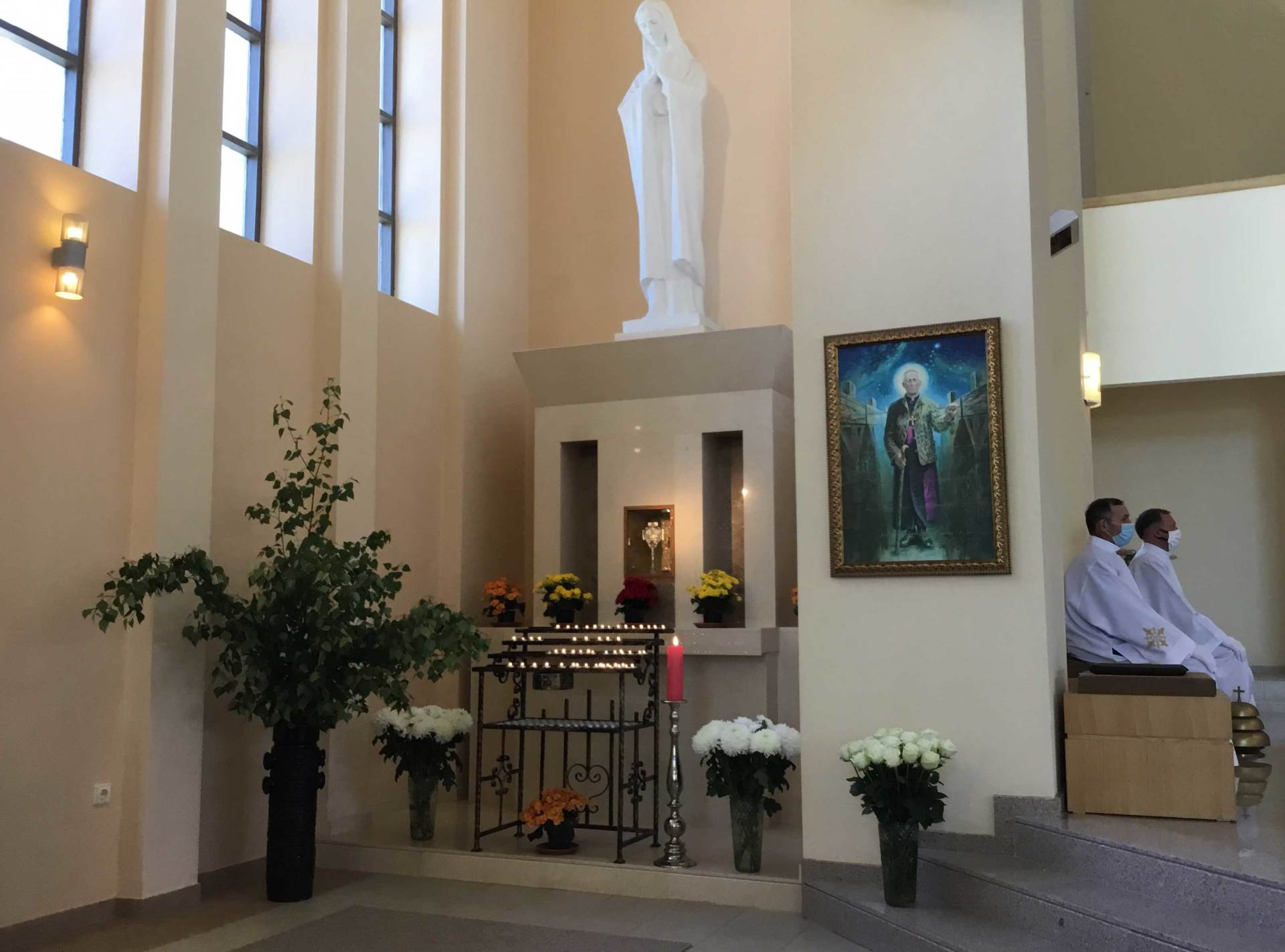 Domeikavos bažnyčioje - Sekminių šventė ir sveikinimai klebonui kunigystės 26 metų proga