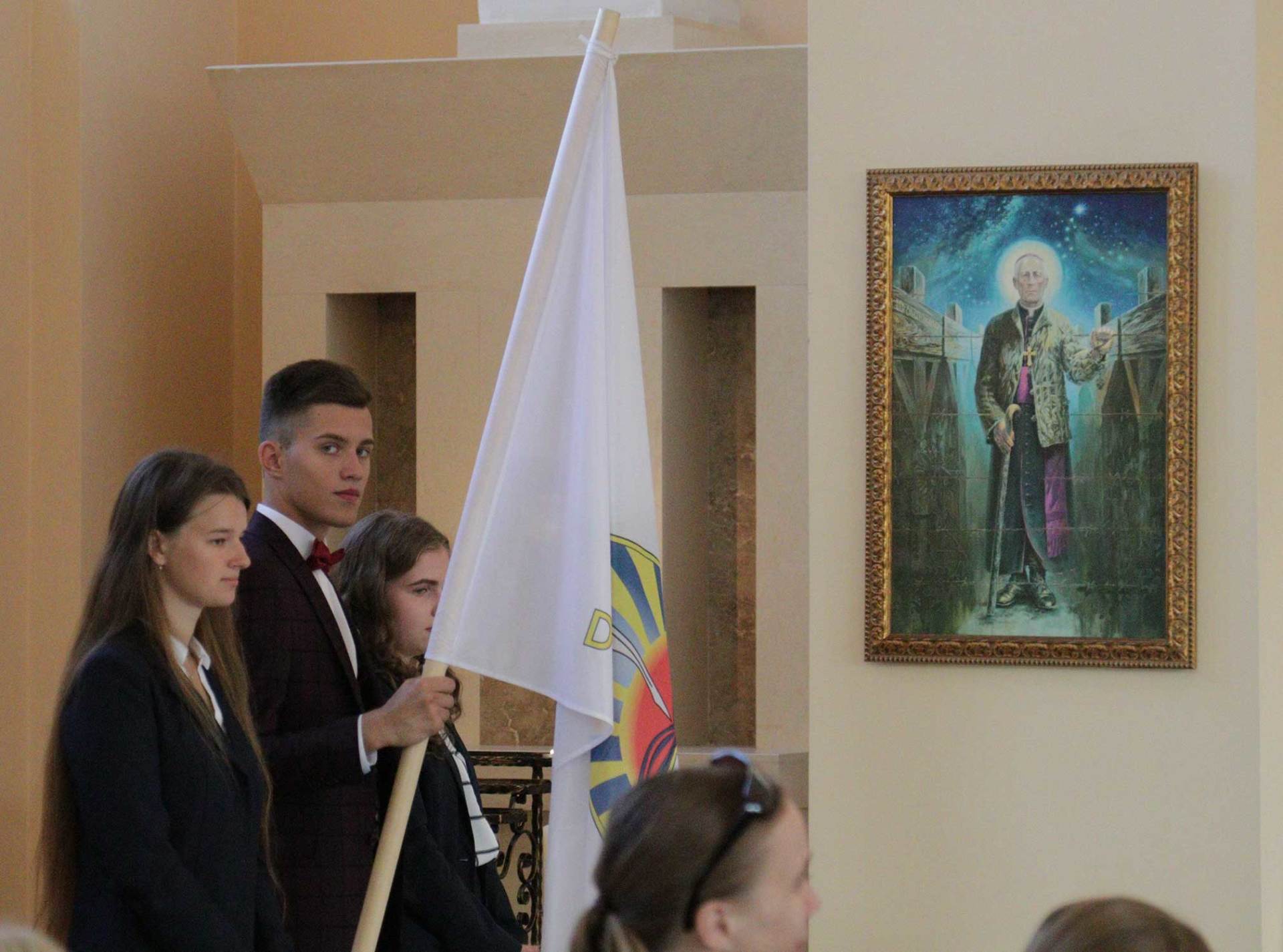 Domeikavos bažnyčioje malda pradedame naujus mokslo metus