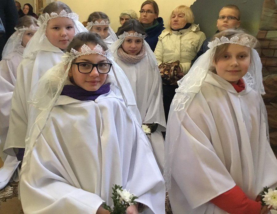 Kristaus Prisikėlimo iškilmė Lapių parapijoje