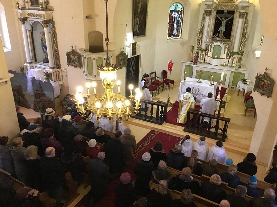 Kristaus Prisikėlimo iškilmė Lapių parapijoje