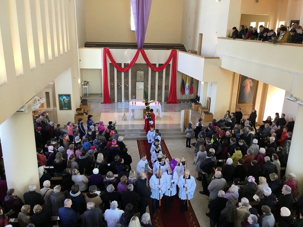 Verbų sekmadienis Domeikavos parapijoje